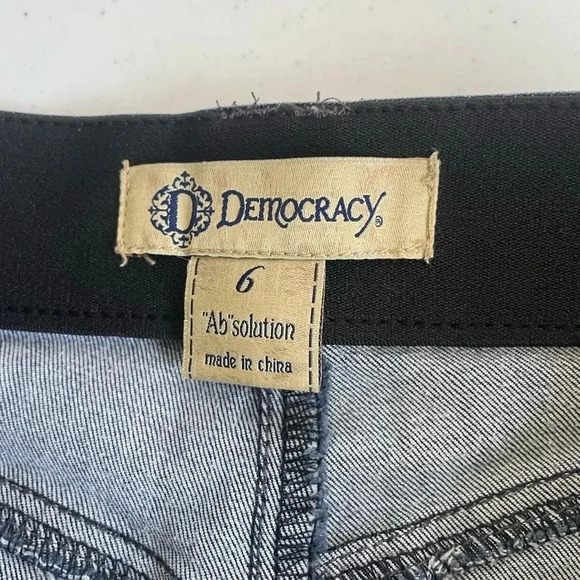 Democracy Freedom Ankle Length Denim Jean‎ Size 6 Absolution Crop EUC! 0052 - Picture 9 of 9